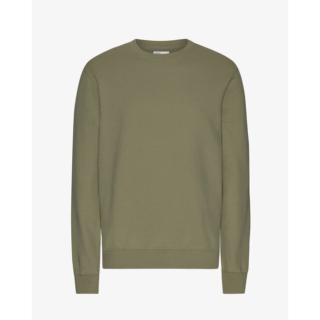 Classic Organic Crew in Dusty Olive