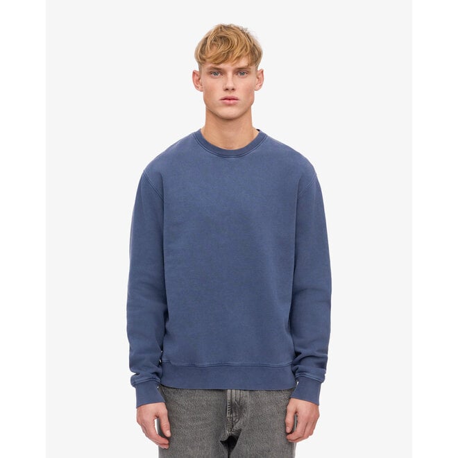 Classic Organic Crew in Neptune Blue