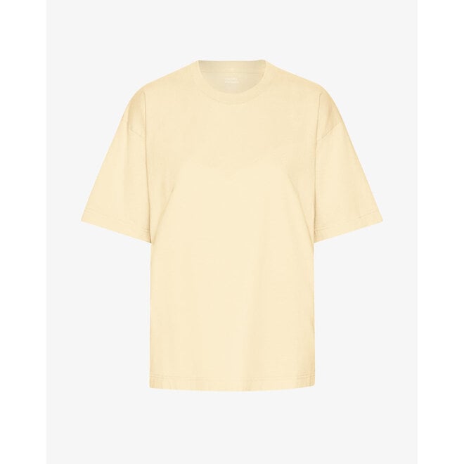 Oversized Organic T-Shirt in Soft Yellow