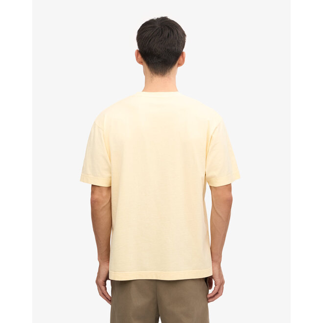 Oversized Organic T-Shirt in Soft Yellow