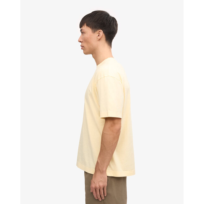 Oversized Organic T-Shirt in Soft Yellow