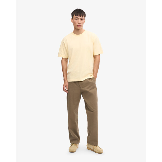Oversized Organic T-Shirt in Soft Yellow