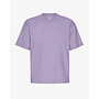 Oversized Organic T-Shirt in Purple Jade