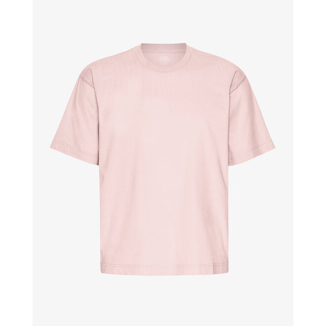 Oversized Organic T-Shirt in Faded Pink