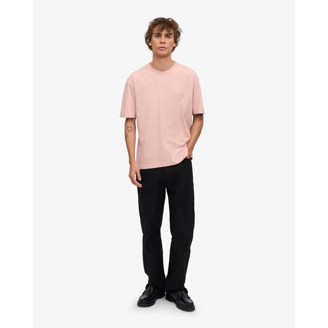 Oversized Organic T-Shirt in Faded Pink