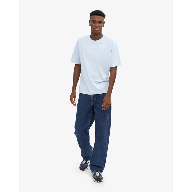 Oversized Organic T-Shirt in Polar Blue