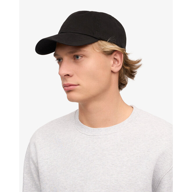 Organic Cotton Cap in Deep Black