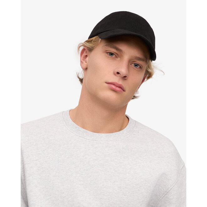 Organic Cotton Cap in Deep Black