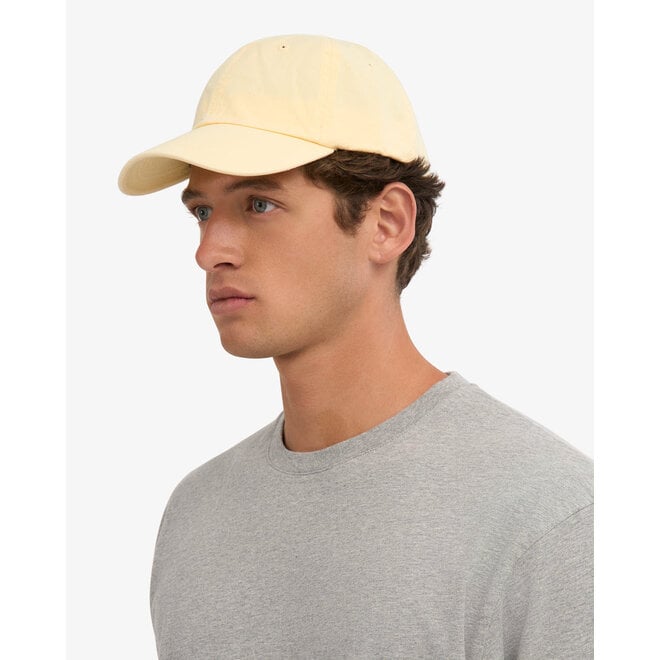 Organic Cotton Cap in Soft Yellow