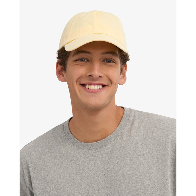 Organic Cotton Cap in Soft Yellow