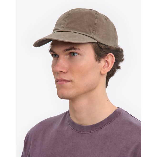 Organic Cotton Cap in Faded Khaki