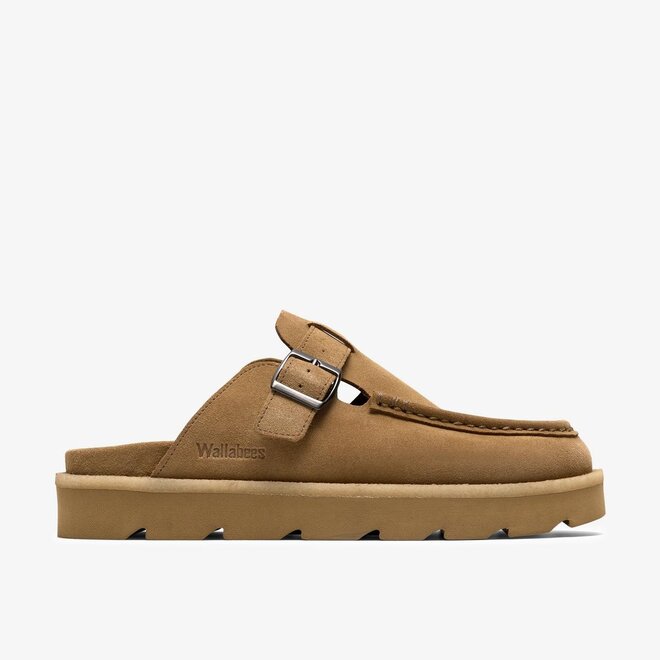 Meare Mocc in Dark Sand Suede