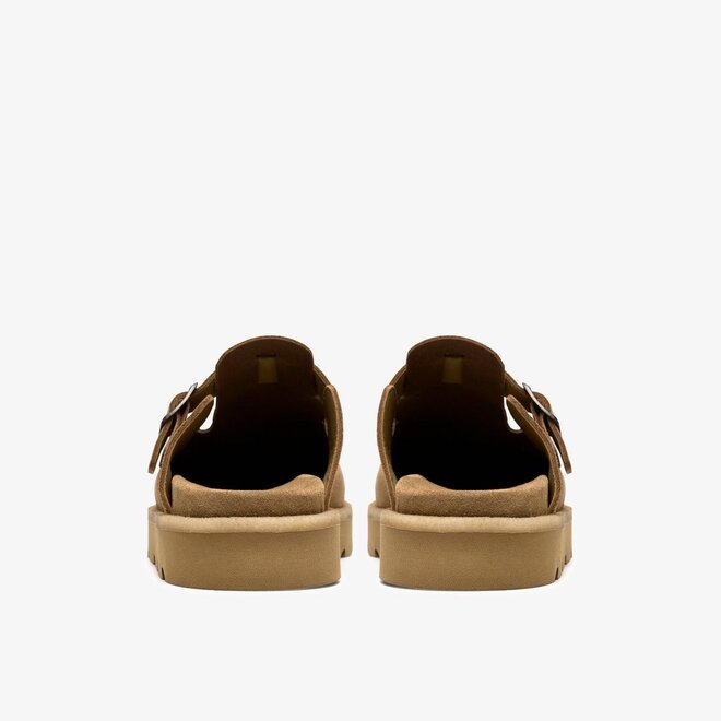 Meare Mocc in Dark Sand Suede