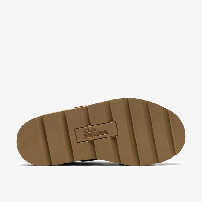 Meare Mocc in Dark Sand Suede