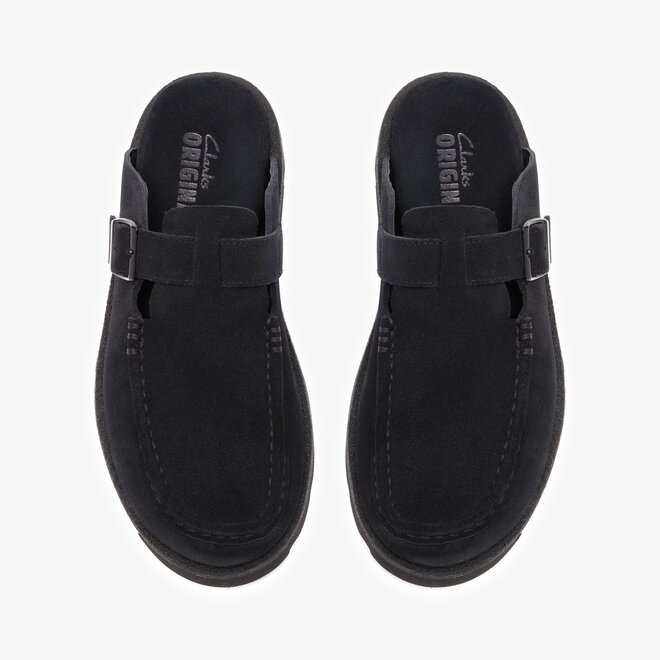 Meare Mocc in Black Suede