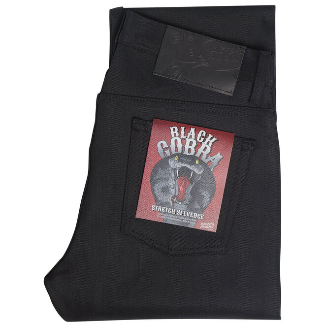 Weird Guy in Black Cobra Stretch Selvedge
