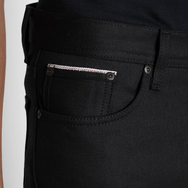 Weird Guy in Black Cobra Stretch Selvedge