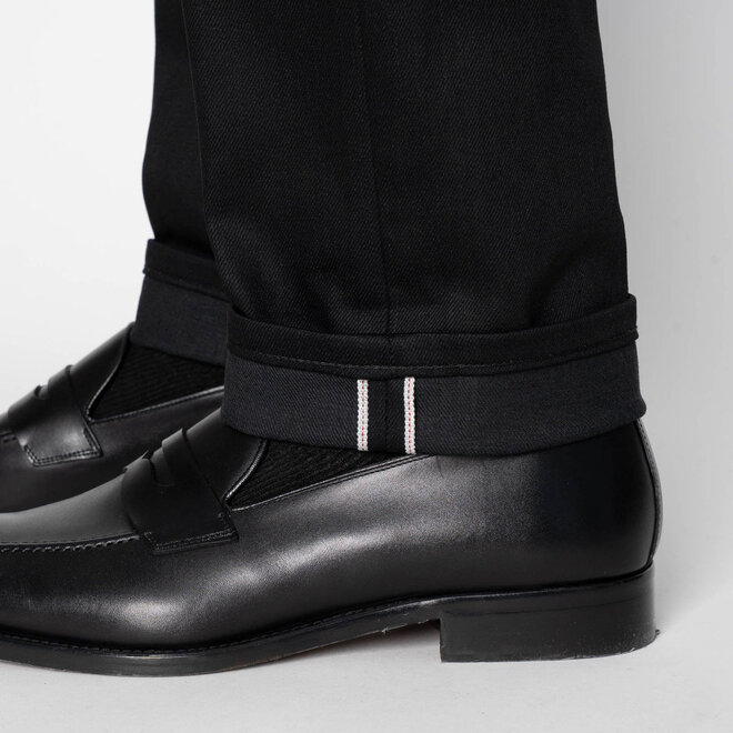 Weird Guy in Black Cobra Stretch Selvedge