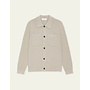 Milano Knit Overshirt in Light Sand