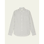 Striped Poplin Shirt in Light Ivory