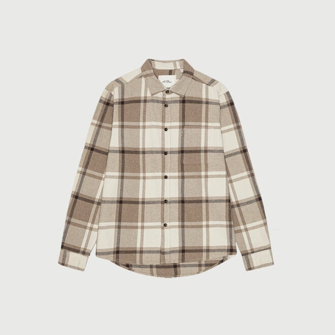 Check Flannel Shirt in Caribou