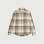 Check Flannel Shirt in Caribou