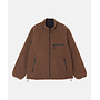Reversible Sherpa Jacket in Dark Brown/Black