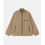 Reversible Sherpa Jacket in Beige/Tan