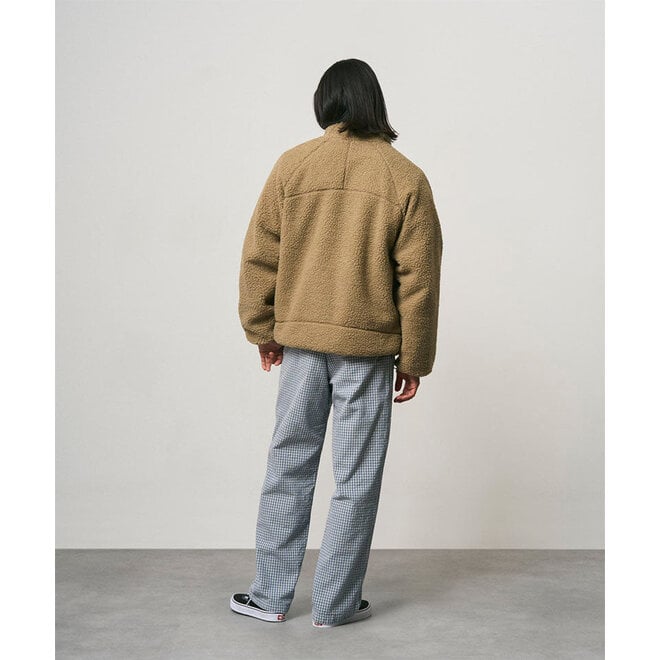 Reversible Sherpa Jacket in Beige/Tan