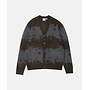 Mohair Splatter Cardigan in Slate Slatter
