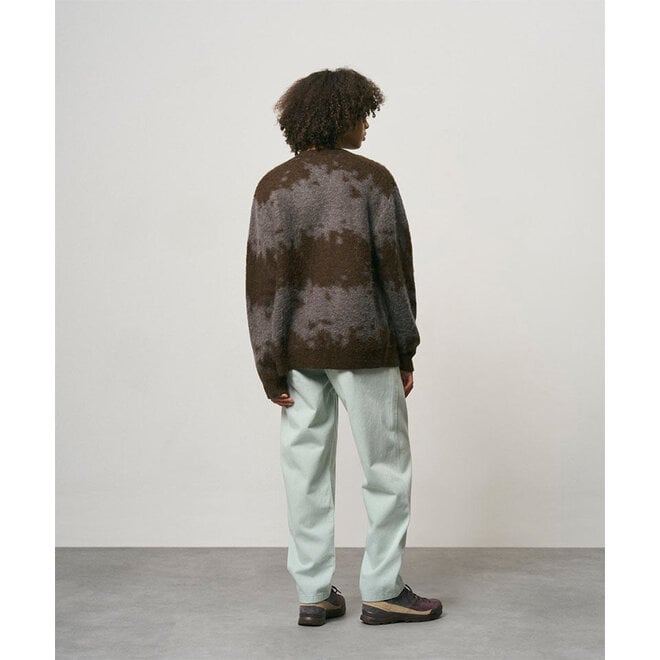 Mohair Splatter Cardigan in Slate Slatter