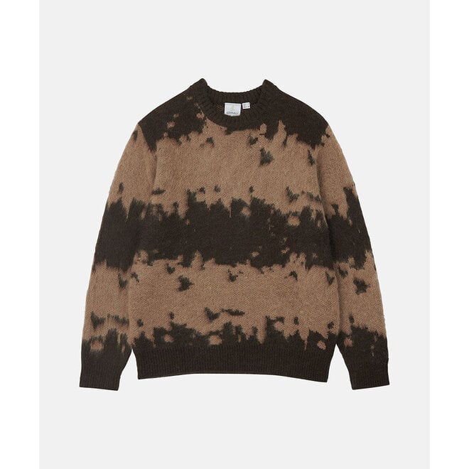 Mohair Splatter Sweater in Taupe Splatter