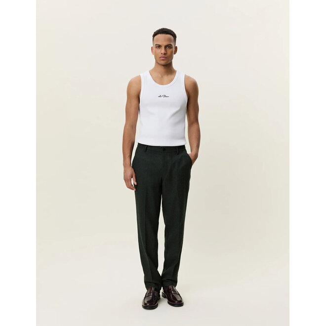Como Wool Regular Suit Pants in Rosin Green