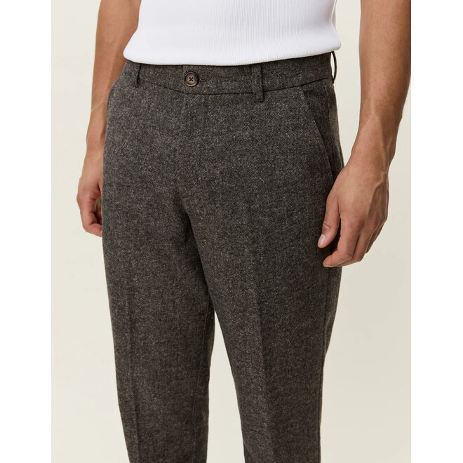 Como Wool Regular Suit Pants in Caribou