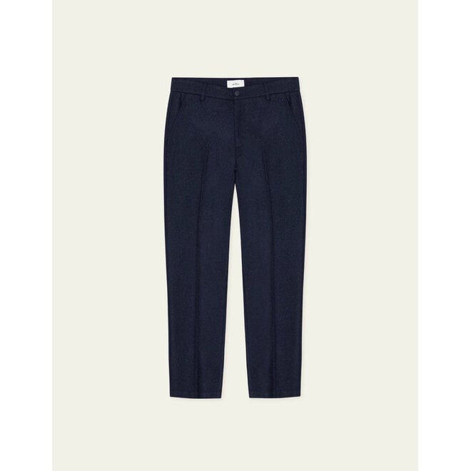 Como Wool Regular Suit Pants in Dark Navy