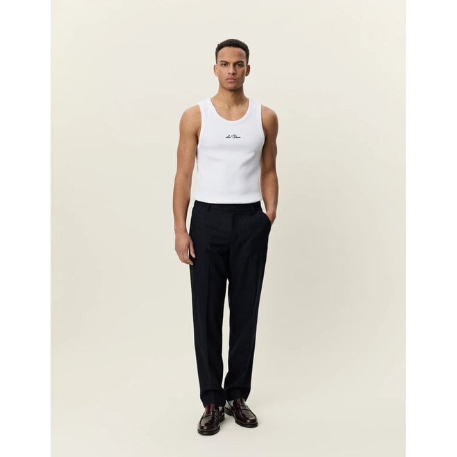 Como Wool Regular Suit Pants in Dark Navy