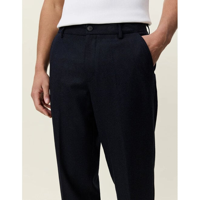 Como Wool Regular Suit Pants in Dark Navy