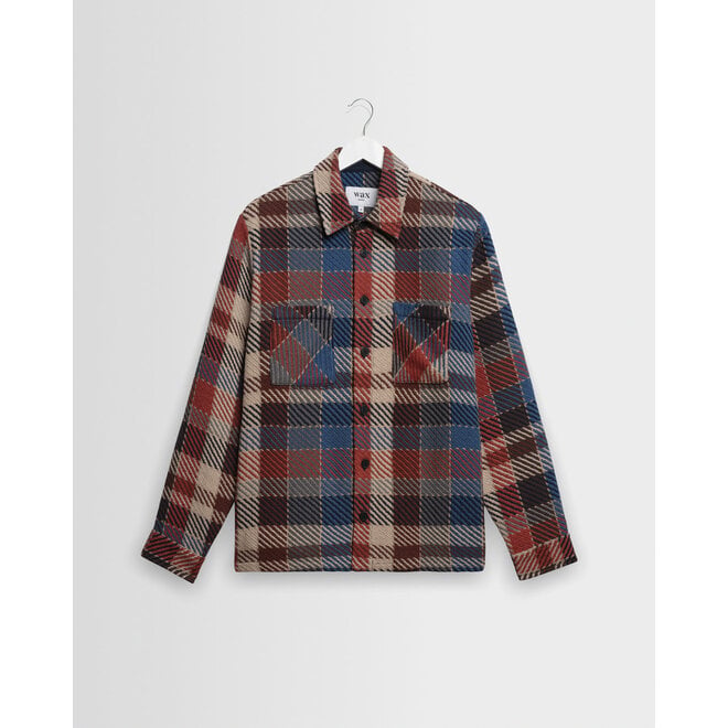 Whiting Overshirt in Rust/Multi