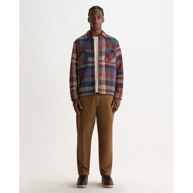 Whiting Overshirt in Rust/Multi