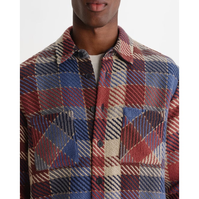 Whiting Overshirt in Rust/Multi
