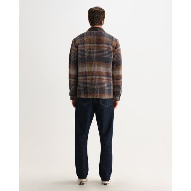 Whiting Wool Overshirt in Oatmeal/Multi