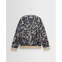 Alban Cardigan in Ecru/Navy