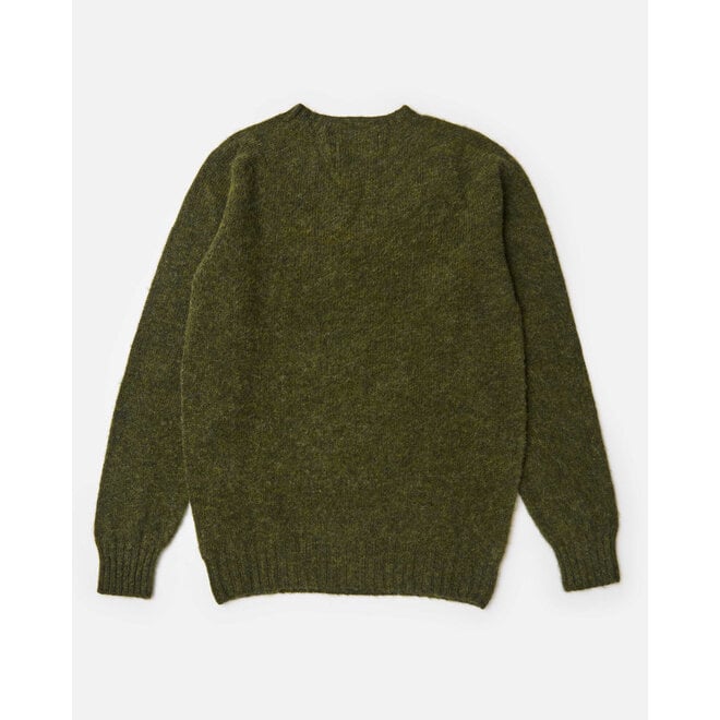 Supersoft Shetland Jumper in Scots Pine