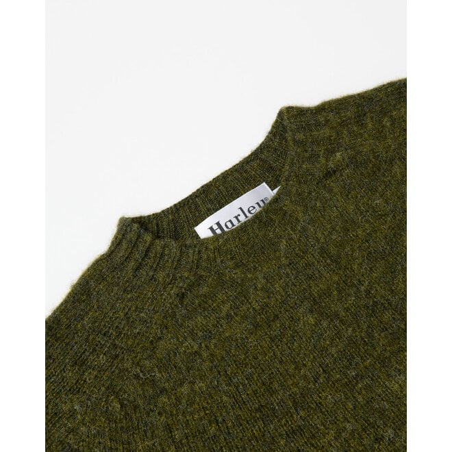 Supersoft Shetland Jumper in Scots Pine