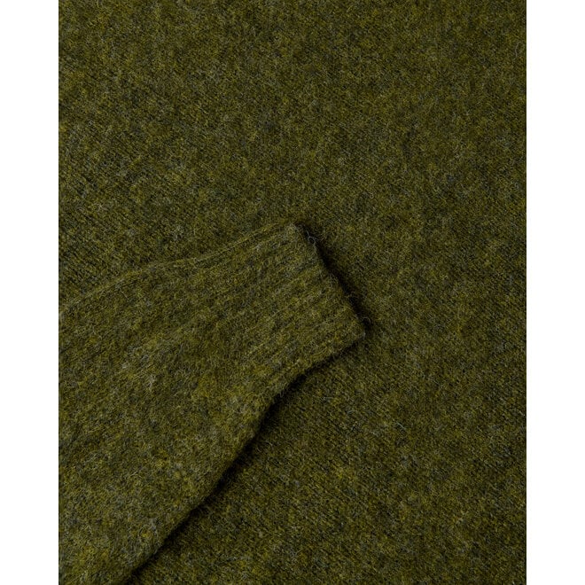 Supersoft Shetland Jumper in Scots Pine