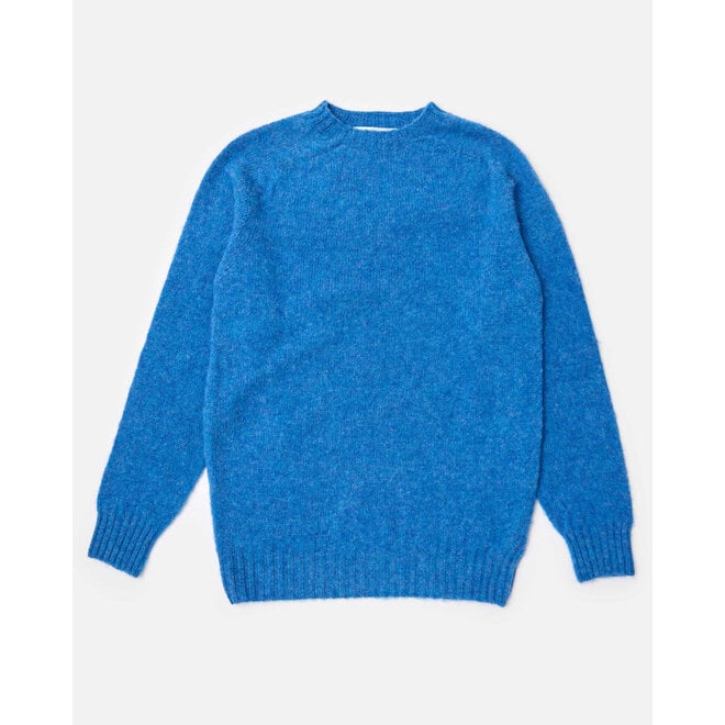 Supersoft Shetland Jumper in Cobalt