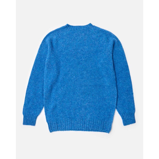 Supersoft Shetland Jumper in Cobalt