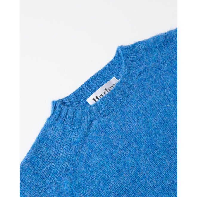 Supersoft Shetland Jumper in Cobalt