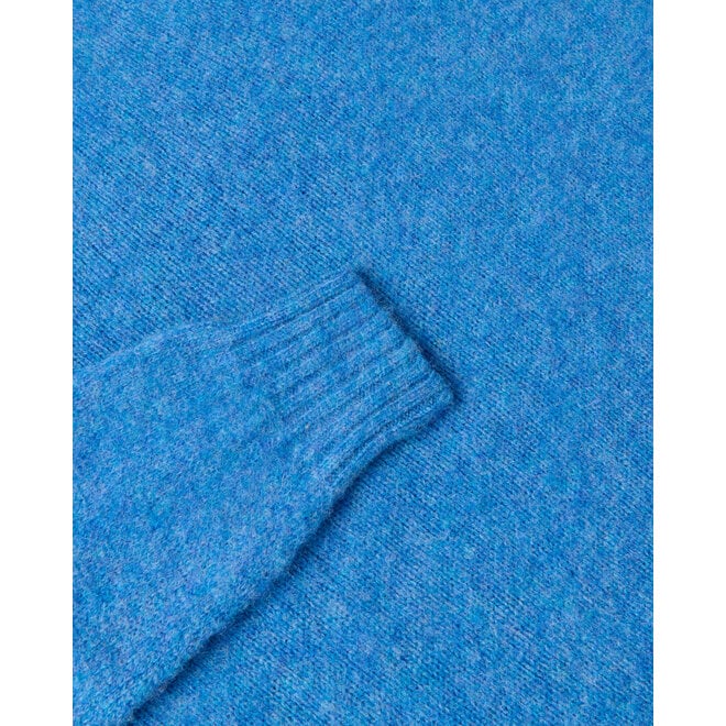 Supersoft Shetland Jumper in Cobalt