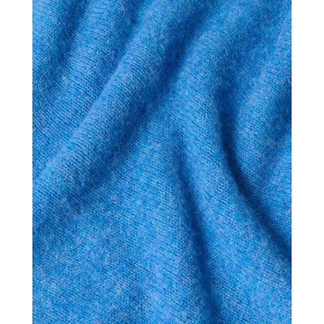 Supersoft Shetland Jumper in Cobalt
